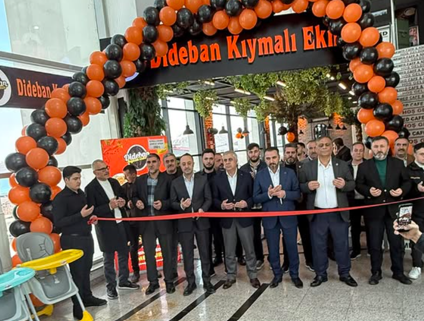 Dideban Kıymalı Ekmek isimli iş yerinin açılış programına katıldık.