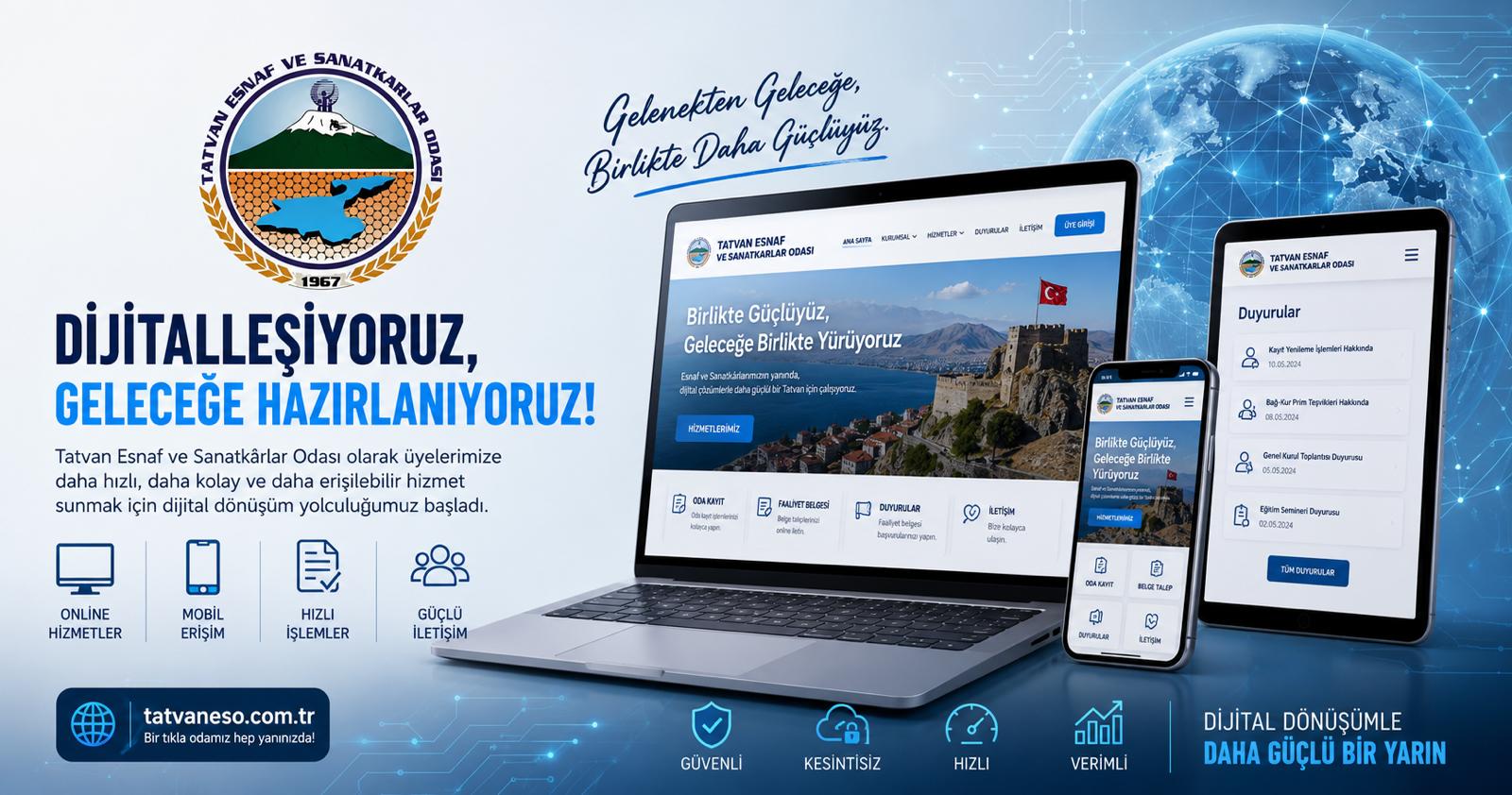 Tatvan Esnaf ve Sanatkarlar Odası web'de